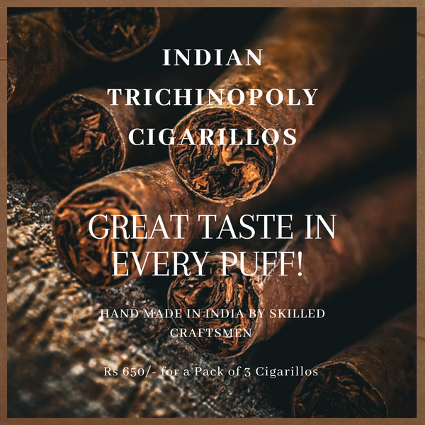 Indian Trichinopoly Cigarillo (Pack of 2 ) www.cigarsindia.in